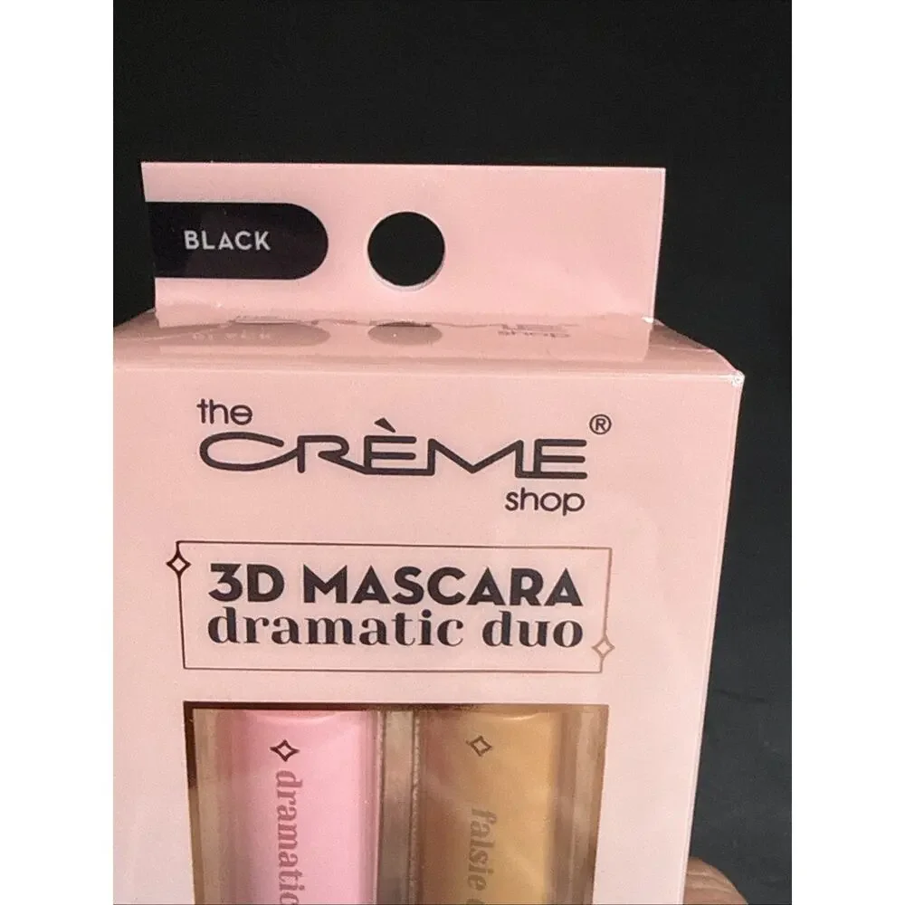 CASE PACK (6) Crème Shop 3D Mascara Duo Dramatic Length Volume Falsie Effect